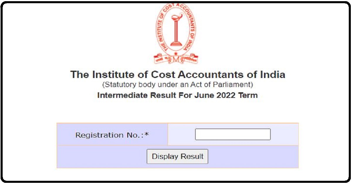 ICMAI CMA June Result 2022