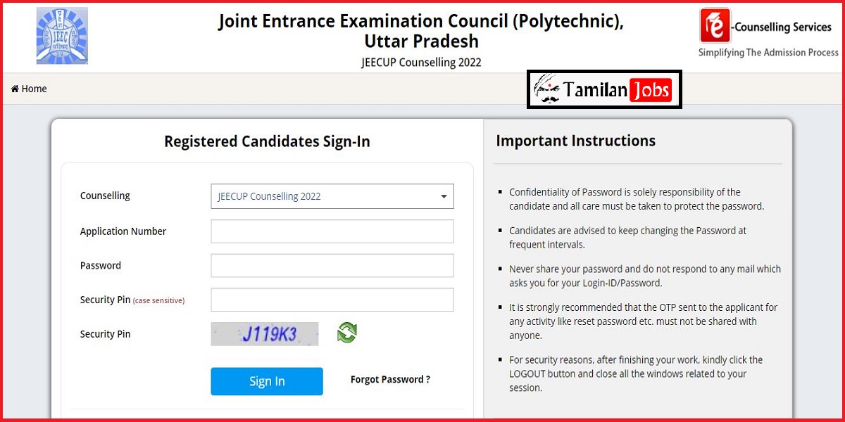 JEECUP Counselling 2022 Round 3 Seat  Allotment List