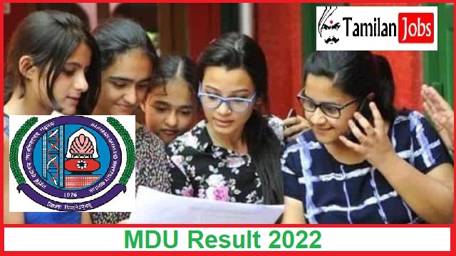 MDU Result 2022