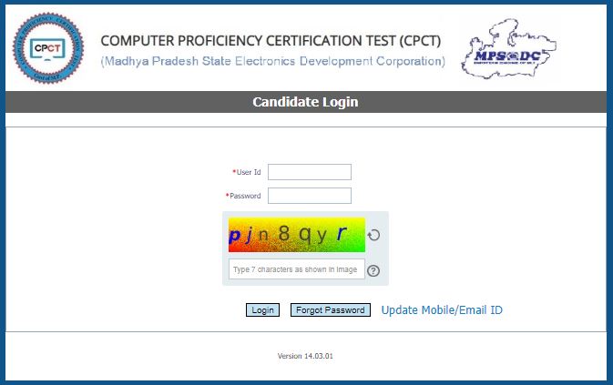 MP CPCT Admit Card 2022