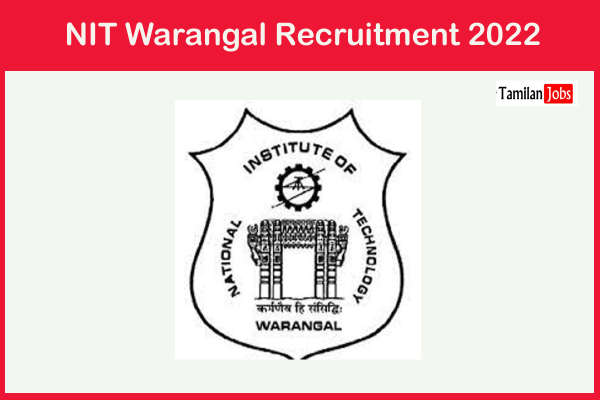 NIT-Warangal-Recruitment-2022