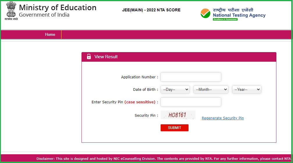 Nta Jee Session 2 Main Exam Result 2022