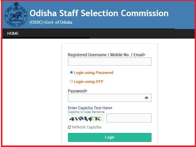 OSSC Group C Exam Admit Card 2022