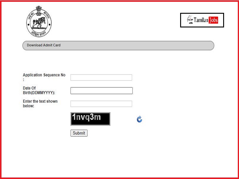 OSSC Junior Clerk DV Admit Card 2022