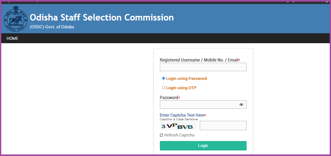 OSSC SI CV Admit Card 2022