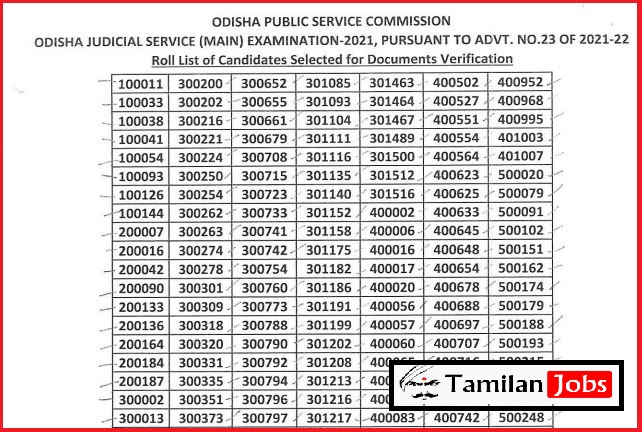 Odisha Civil Judges DV Date 2022