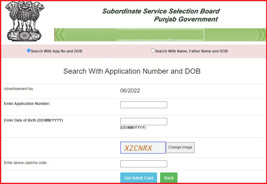 PSSSB Hostel Superintendent, Storekeeper Admit Card 2022 Download