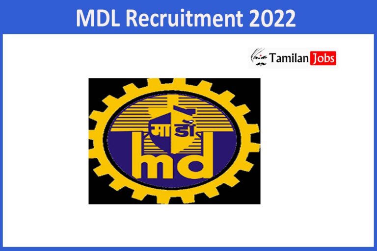 MDL Recruitment 2022