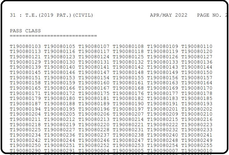 SPPU Engineering 2022 Result