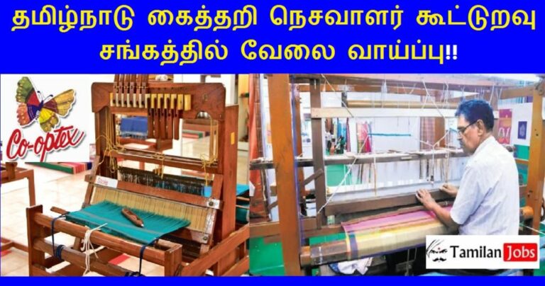 TN Co-Optex Recruitment 2022 Released – Apply Marketing Manager Jobs, Direct Interview Only!