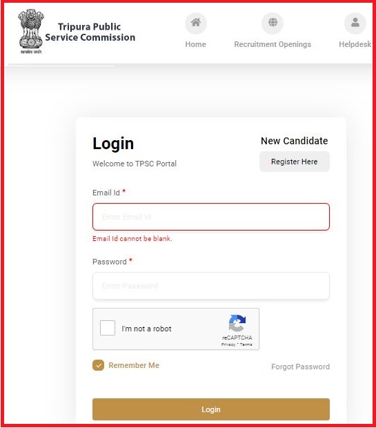 TPSC Assistant Professor Admit Card 2022
