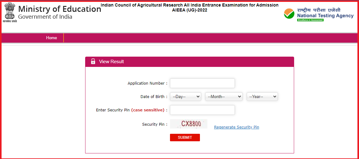 AIEEA UG result 2022 Download