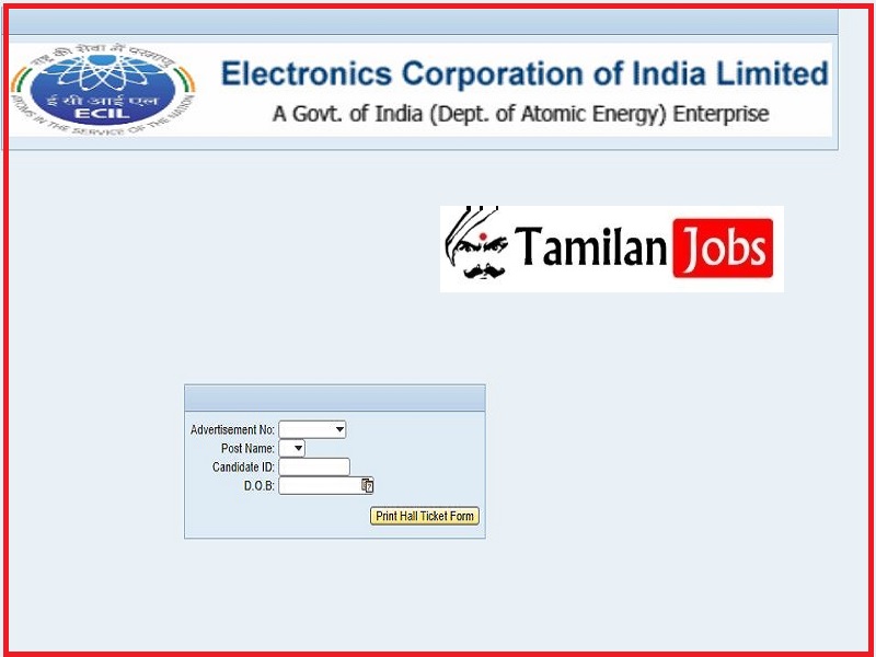 ECIL Admit Card 2022