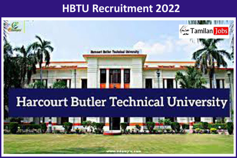 HBTU Recruitment 2022
