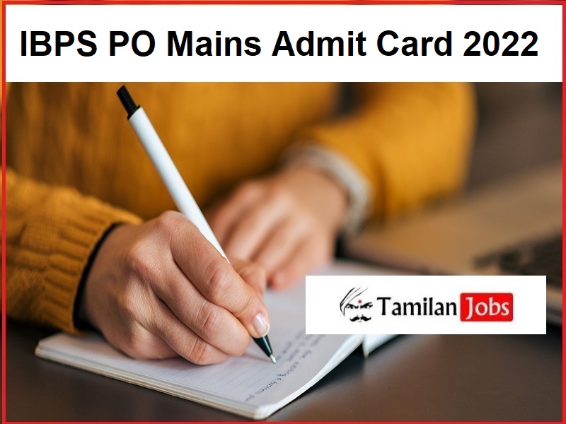 IBPS PO Mains Admit Card 2022