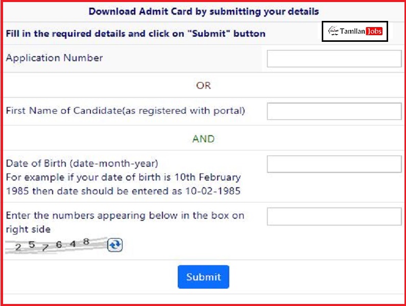 Karmic Andaman Group C Hall Ticket 2022