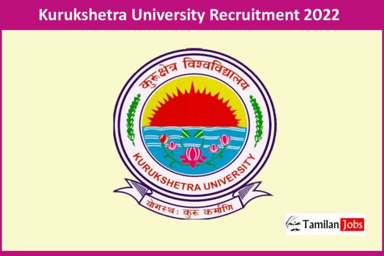 Kurukshetra University Recruitment 2022