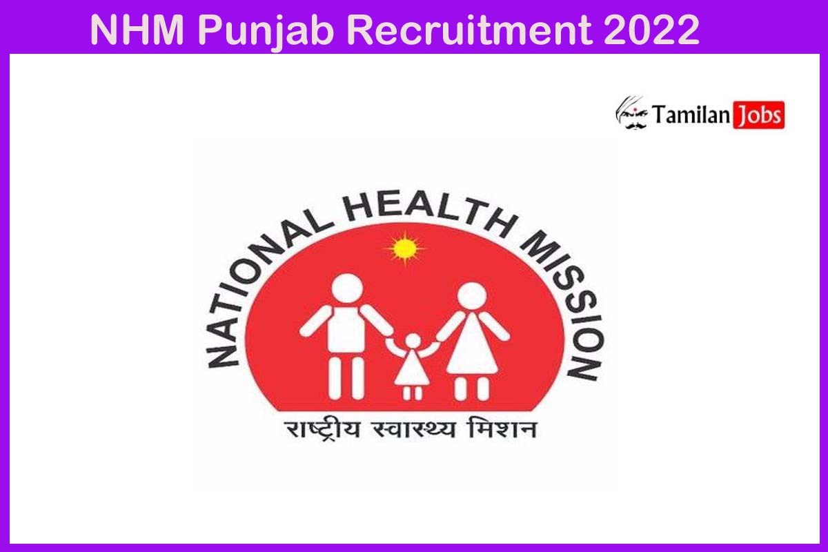 NHM Punjab Recruitment 2022