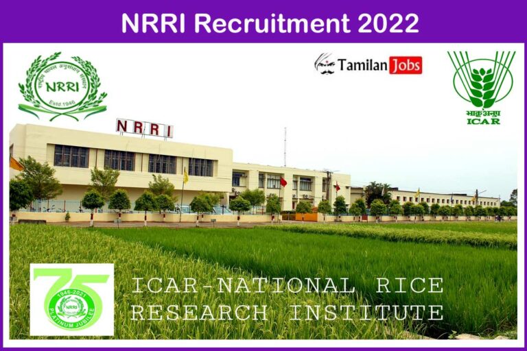 NRRI Recruitment 2022