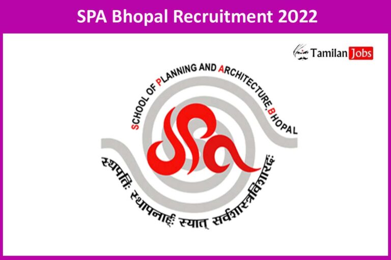 SPA Bhopal Recruitment 2022
