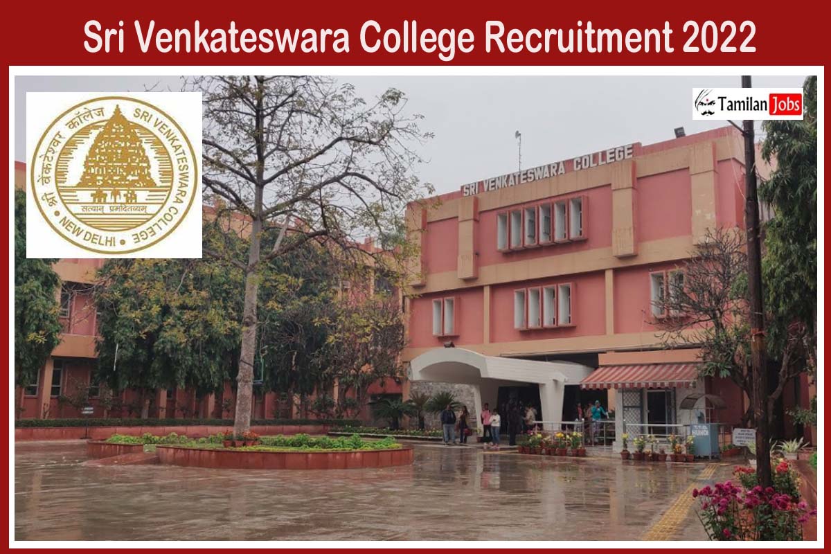 Sri Venkateswara College Recruitment 2022