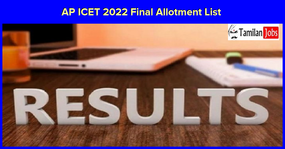 AP ICET 2022 Final Allotment List