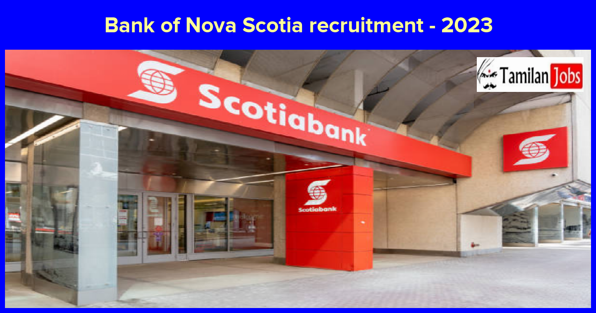 Bank of Nova Scotia recruitment - 2023