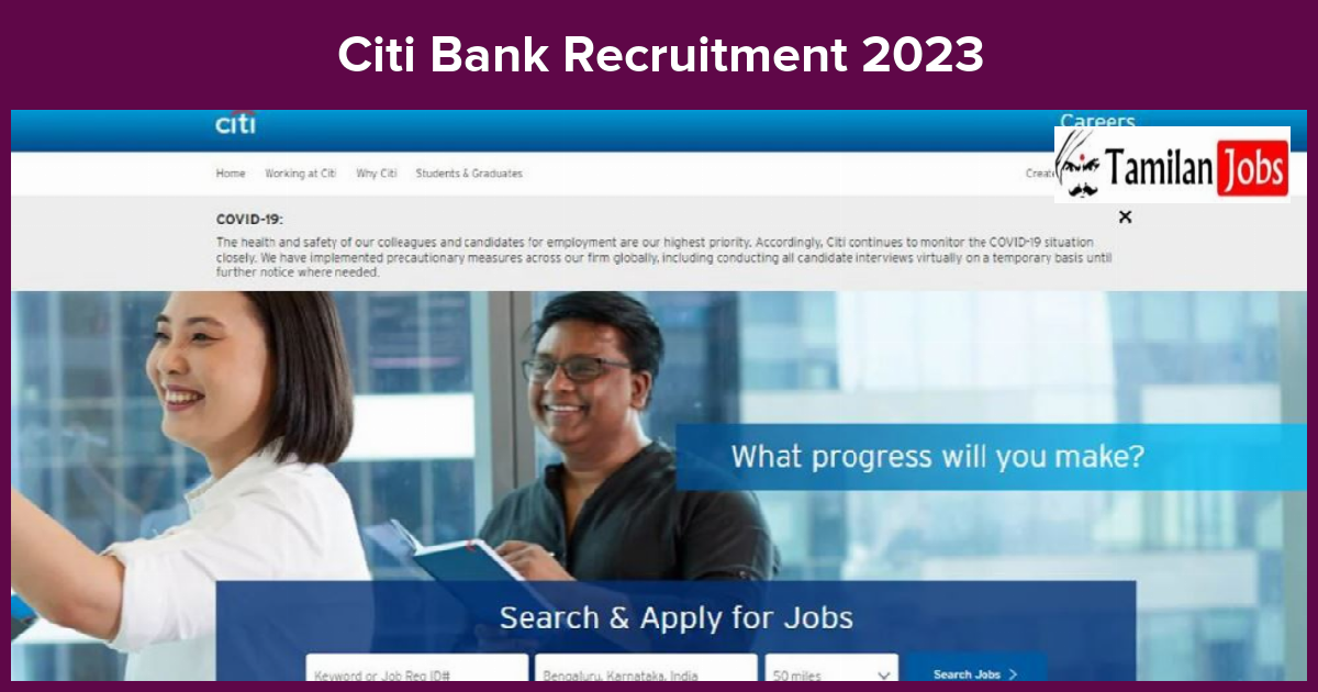 Citi Bank Recruitment 2023 Apply Online Fresher job Openings