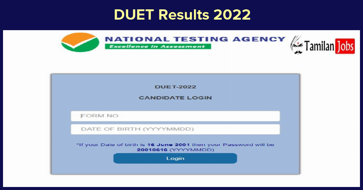 DUET Results 2022