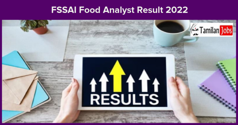 FSSAI Food Analyst Result 2022 (Announced) Check Exam Results Here
