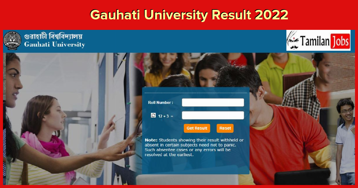 Gauhati University Result 2022