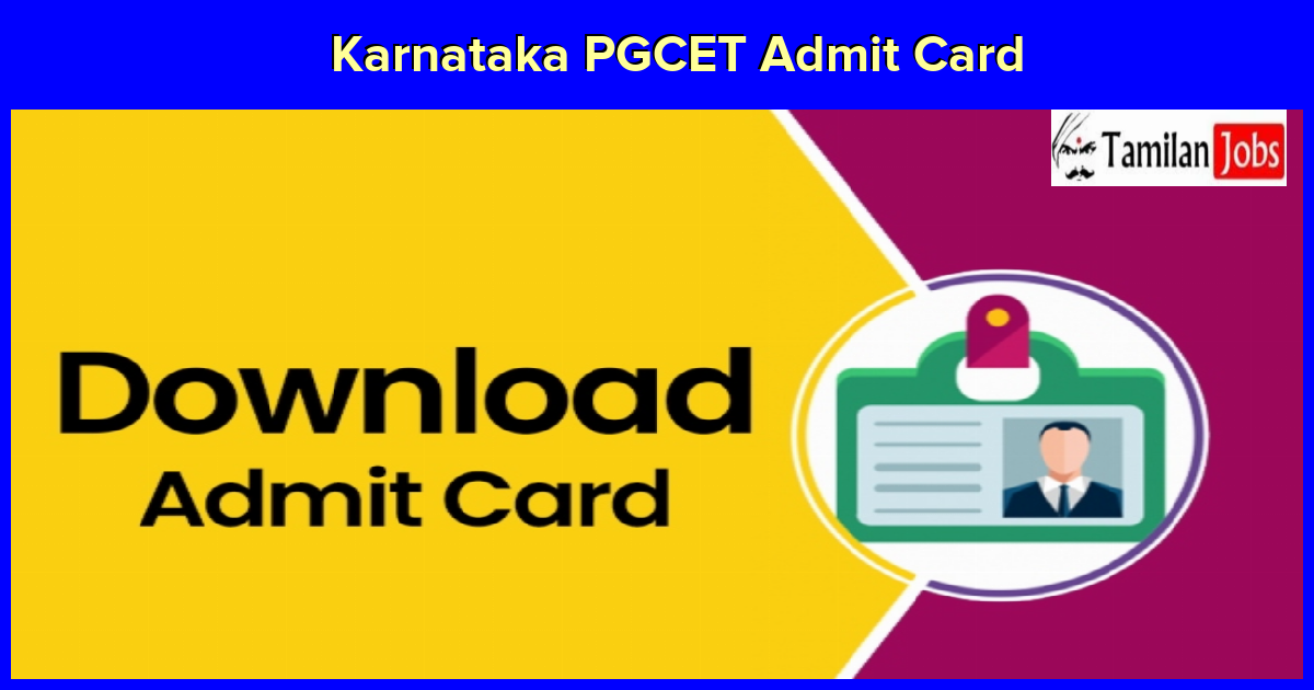 Karnataka PGCET Hall Ticket 2022