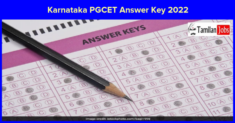 Karnataka PGCET Answer Key 2022