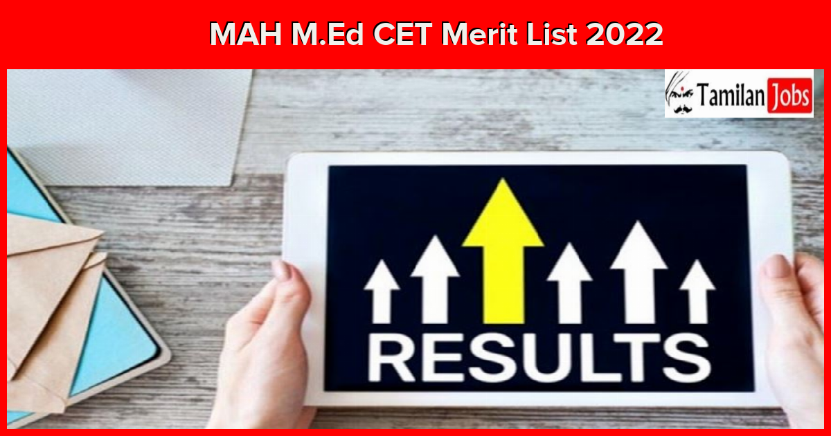 Mah M.ed Cet Merit List 2022