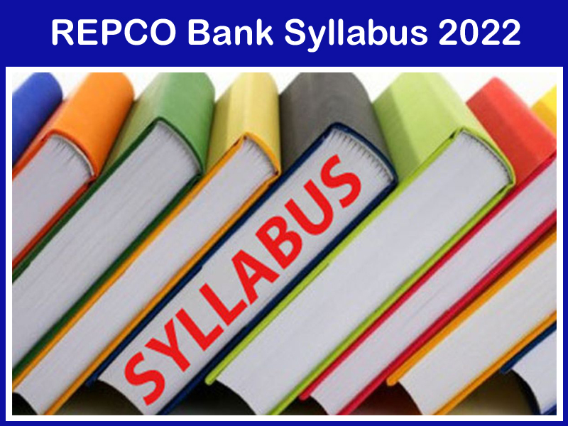 Repco Bank Syllabus 2022