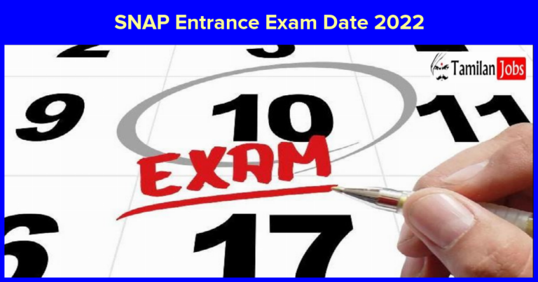 SNAP Exam Date 2022 (Released) Check @ snaptest.org