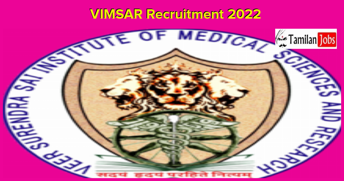 VIMSAR Recruitment 2022