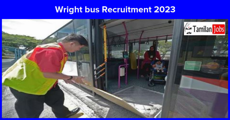 Wright bus Recruitment 2023