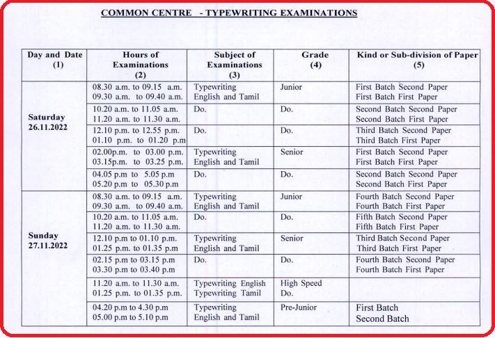 Tndte Gte Typewriting Exam Hall Ticket 2022 Out Check Tn Dote Gte Aug/Sep Exam Date