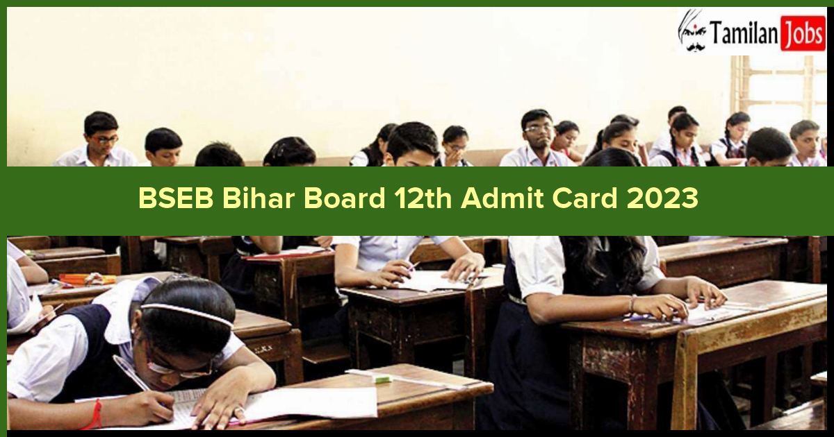 BSEB Bihar Board 12th Admit Card 2023