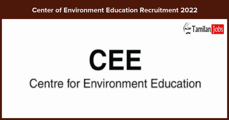 Center-of-Environment-Education-Recruitment-2022