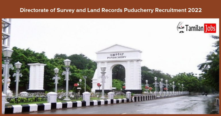 Directorate-of-Survey-and-Land-Records-Puducherry-Recruitment-2022