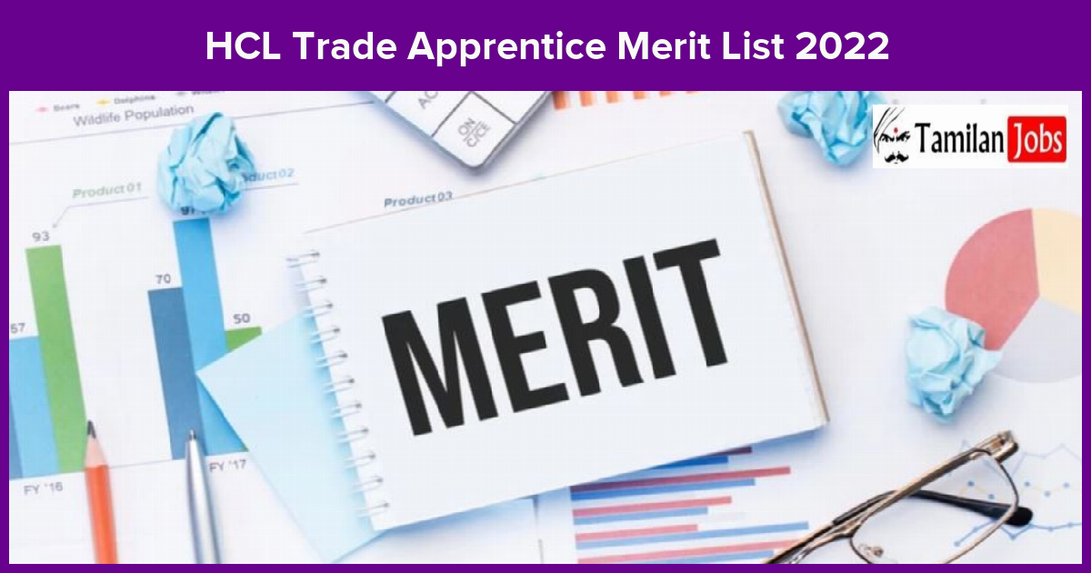 HCL Trade Apprentice Merit List 2022 - Tamilan Jobs HCL Trade Apprentice Merit List 2022