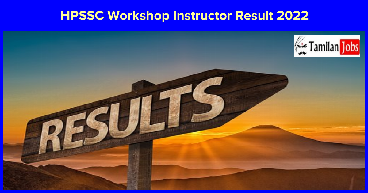 HPSSC Workshop Instructor Result 2022