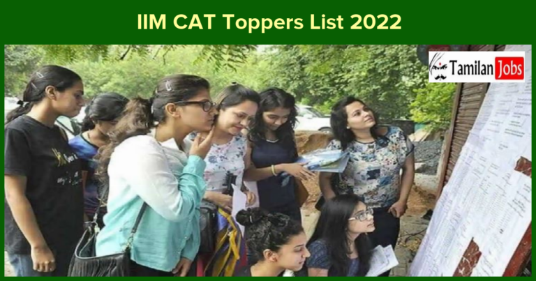 IIM CAT Toppers List 2022 Check Name list @ iimcat.ac.in