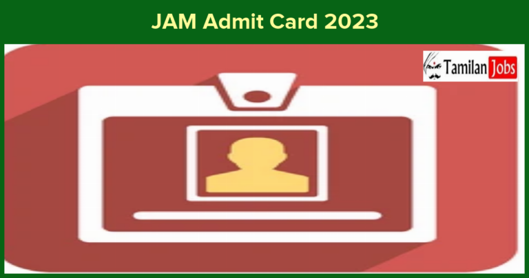 JAM Admit Card 2023
