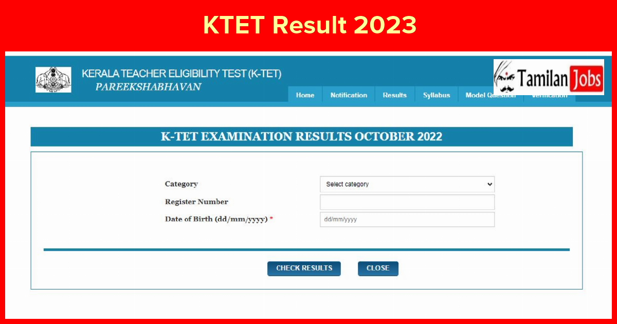 KTET Result 2023