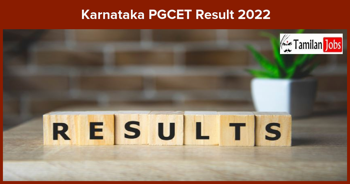 Karnataka Pgcet Result 2022