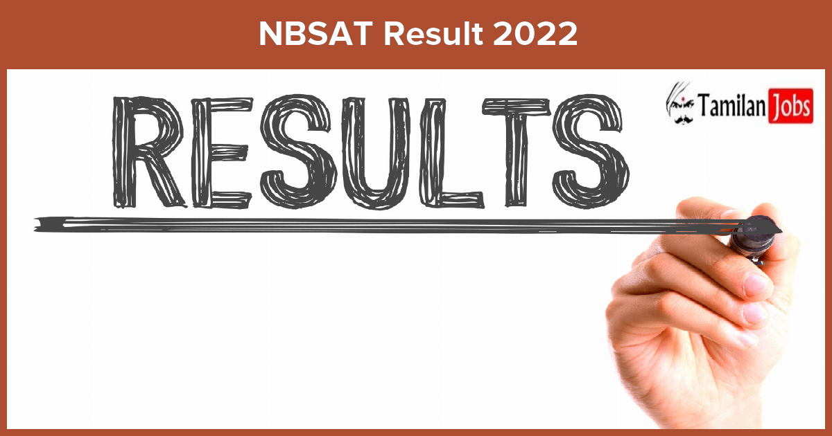 NBSAT Result 2022