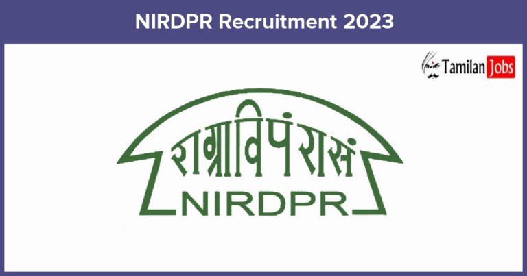 NIRDPR-Recruitment-2023